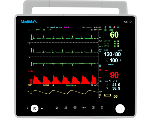 Monitor theo dõi bệnh nhân đa thông số 12.1 inch