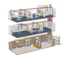 Thi công lắp đặt hệ thống khí y tế trung tâm đạt tiêu chuẩn